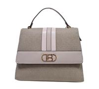 Laura Biagiotti Borsa Donna Linea Tabitha 112-4 Elegante borsa a mano in pelle sintetica con finitura testurizzata e dettagli. (CIPRIA ROSA)