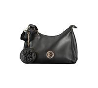 Laura Biagiotti Borsa Hobo Linea Dausette da Donna in Ecopelle, Tracolla Regolabile Rimovibile, con Portamonete, Dimensioni 32x25x10 cm, LB25W-116-2 (NERO)