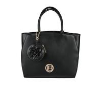 Laura Biagiotti Borsa donna tote in ecopelle con portamonete a fiore - nero
