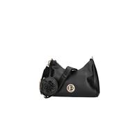 Laura Biagiotti Borsa Hobo Linea Dausette da Donna in Ecopelle, Tracolla Regolabile Rimovibile, con Portamonete, Dimensioni 32x25x10 cm, LB25W-116-2 (NERO)