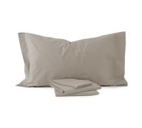 Laura Biagiotti Completo Lenzuola in Percalle Matrimoniale Due piazze P477 Tortora