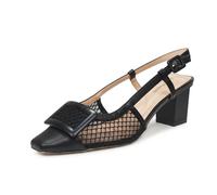 Laura Biagiotti Decolletè Slingback Con Tacco E Cinturino Nero - Donna Scarpe