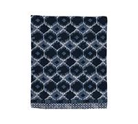 Laura Biagiotti Home Caldo Plaid in Micropile 210x240 - Coperta Invernale in morbido Pile Aralia Blu