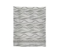 Laura Biagiotti Home Caldo Plaid in Micropile 210x240 - Coperta Invernale in morbido Pile Aralia Grigio Avio