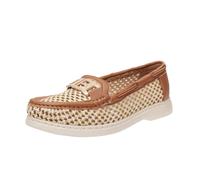Laura Biagiotti Mocassini In Tessuto Marrone - Donna Scarpe