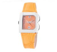 Laura Biagiotti – Orologio LB0001L-NA – Quarzo analogico 33 mm – Cinturino in pelle arancione