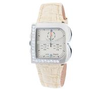Laura Biagiotti Cream Leather Dress Watch