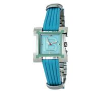 Laura Biagiotti Blue Leather Dress Watch