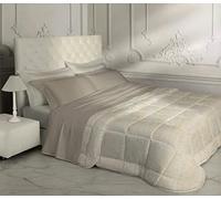 Laura Biagiotti - Piumone Matrimoniale Invernale Caldo, Trapunta Invernale Pesante in Jacquard - Piumone per Letto 2 Piazze 260x270 cm - Amal Avorio