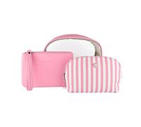 Laura Biagiotti Pochette Donna, Set 3 Pezzi Beauty Case da Viaggio Impermeabile, Borsa Make Up e Cosmetici Con Scatola