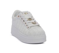 LAURA BIAGIOTTI RAFIA WHITE sneakers moda Donna 36