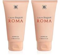 Laura Biagiotti Roma Donna 150 ml, Bagnoschiuma (Confezione da 2)