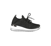 Laura Biagiotti scarpe sneakers 9660 tessuto elasticizzato a calza CON LACCIO (Nero, Taglia unica, Sistema Taglie Calzature EU, Adulto, Donna, Numero, Media, 38)