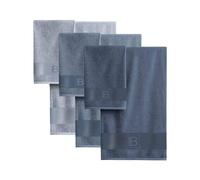 Laura Biagiotti, Set Asciugamani Bagno In Spugna 6 pezzi, 3 Asciugamani Viso + 3 Asciugamani Ospite, Ascuigamani Tinta Unita, Spugna 100% Cotone, in Scatola, Cleunice Rosa