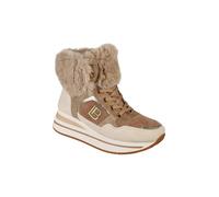 Laura Biagiotti Sneakers alte da donna con platform e cavigliera in ecopelo - be