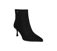 Laura Biagiotti Stivaletti donna con tacco e piccole borchie - nero