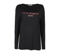 Laura Biagiotti T-shirt donna a maniche lunghe con strass