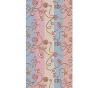 Telo Mare o Piscina Maxi Laura Biagiotti 100% Morbida microfibra Stampa Colorata (Iman Catena)