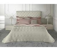 Laura Biagiotti - Trapunta Matrimoniale Invernali in Microfibra, Piumone Invernale per Letto Matrimoniale Due Piazze 260 x 270 - Ballade Avorio