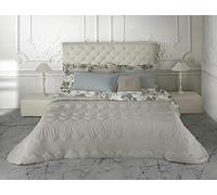 Laura Biagiotti - Trapunta Matrimoniale Invernali in Microfibra, Piumone Invernale per Letto Matrimoniale Due Piazze 260 x 270 - Ballade Beige