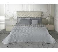 Laura Biagiotti - Trapunta Matrimoniale Invernali in Microfibra, Piumone Invernale per Letto Matrimoniale Due Piazze 260 x 270 - Ballade Grigio
