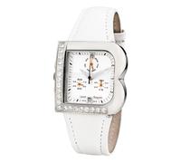 Laura Biagiotti White Leather Dress Watch