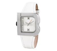Laura Biagiotti White Leather Dress Watch