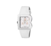 Laura Biagiotti White Leather Dress Watch