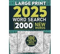 Laura Bidden 2025 Word Search for Adults Large Print, 2000 Words (Tascabile)