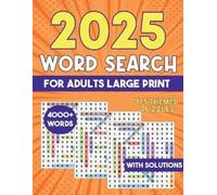 Laura Bidden Bidden, Laura 2025 Word Search for Adults Large Print (Tascabile)