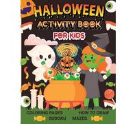 Laura Bidden Halloween Activity Book for Kids (Tascabile)