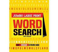 Laura Bidden Jumbo Word Search Book for Adults Large Print (Tascabile)