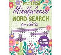 Laura Bidden Mindfulness Word Search for Adults Large Print (Tascabile)