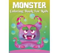 Laura Bidden Monster Coloring Book for Kids (Tascabile)