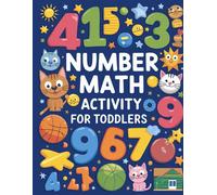 Laura Bidden Number Math Activity Book for Toddlers: Math Activity B (Tascabile)