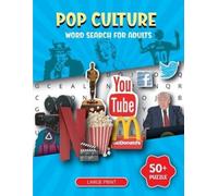 Pop Culture Word Search Book for Adults: Large Print Word Puzzle Book