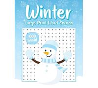 Laura Bidden Winter Word Search for Adults (Tascabile)