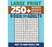 Laura Bidden Word Search Book 250 Word Puzzles with Solutions for Ad (Tascabile)