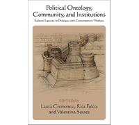 Laura Cremonesi Political Ontology, Community, and Institutio (Copertina rigida)