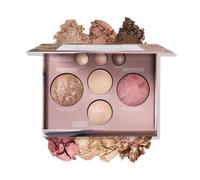 LAURA GELLER NEW YORK Palette Occhi e Viso Best of the Best - 6 Ombretti Nude, Blush, Illuminante e Bronzer in un Unico Kit Make Up Cotto, Fatto a Mano in Italia, Trousse Trucchi Donna All-in-One