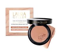 LAURA GELLER NEW YORK The Wonder Balm Blush Complexion Enhancer - Idratante leggero e sottile tocco di colore + bagliore per pelli mature - Squalane vegano - Applicare su guance e labbra (01