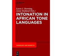 Laura J. Downing Intonation in African Tone Languages (Copertina rigida)