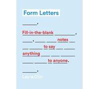 Laura Olin Form Letters (Tascabile)