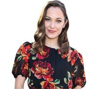 Laura Osnes (Floral) Half Body Buddy Cutout