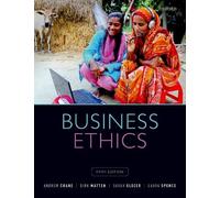 Laura Spence Dirk Matten Andrew Crane Sarah Glozer Business Ethics (Tascabile)
