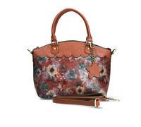 Laura Vita Borsa Shopper Donna Fiori Floral Motivo Con Tracolla Artira 03