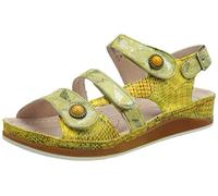 Laura Vita Brcuelo 0621, Sandali con Zeppa Donna, Giallo, 37 EU