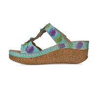 LAURA VITA Dino 08, Mulo Donna, Turquoise, 37 EU