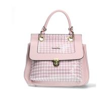 Laura Vita Donna Borsa con Manici Quadri Motivo Soffiare E Paillettes Ducos 03