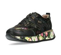 Laura Vita Donna Sneaker IN Pelle con Fantasia Floreale Piattaforma Delfini 16